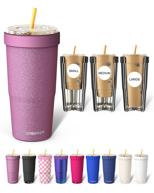 Frost Buddy Togo Buddy 30oz Tumbler (All American Sweetheart) | Double-wall vacuum insulated | Spill-proof flip lid | 18/8 premium stainless steel | Cup-holder friendly