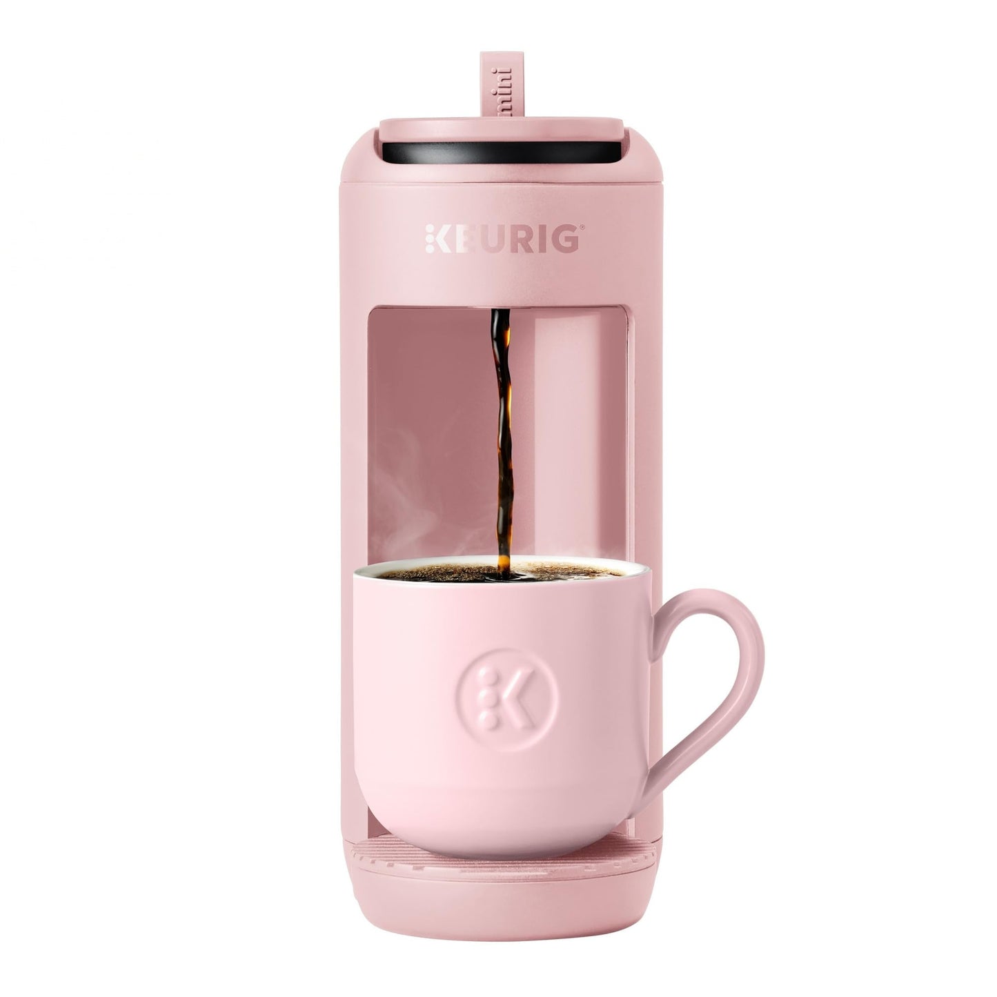 Keurig K-Mini Mate Single Serve K-Cup Pod Coffee Maker, Brews Up to 12 oz Cup, Compact Portable Coffee Machine for Small Spaces, Great for Dorms & Offices, Glamping Green