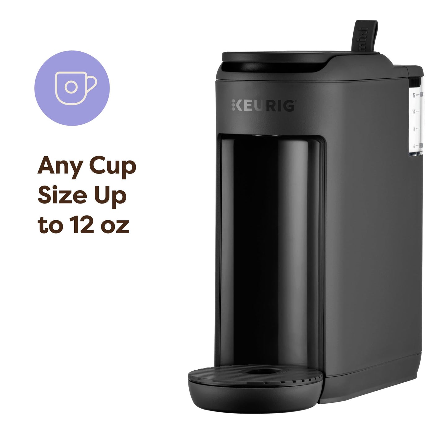 Keurig K-Mini Mate Single Serve K-Cup Pod Coffee Maker, Brews Up to 12 oz Cup, Compact Portable Coffee Machine for Small Spaces, Great for Dorms & Offices, Glamping Green