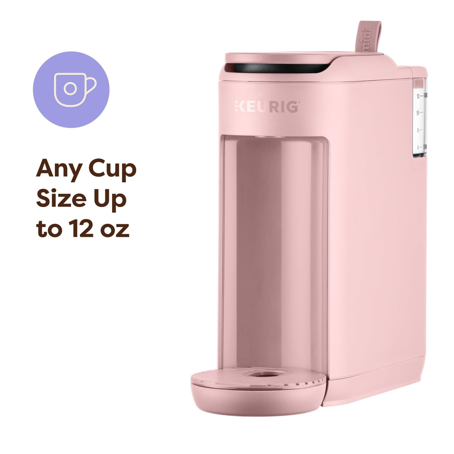 Keurig K-Mini Mate Single Serve K-Cup Pod Coffee Maker, Brews Up to 12 oz Cup, Compact Portable Coffee Machine for Small Spaces, Great for Dorms & Offices, Glamping Green
