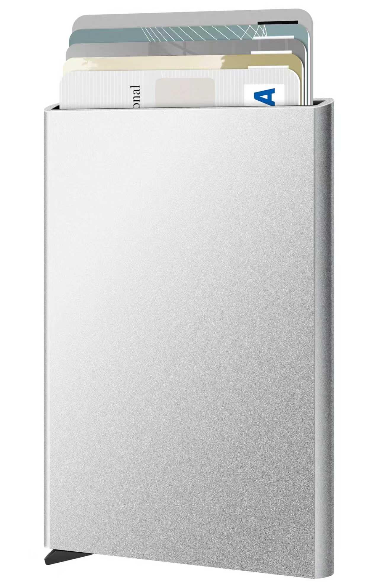 FurArt Slim Minimalist Wallet RFID Credit Card Holder for Men | slim minimalist compact rfid id window thin