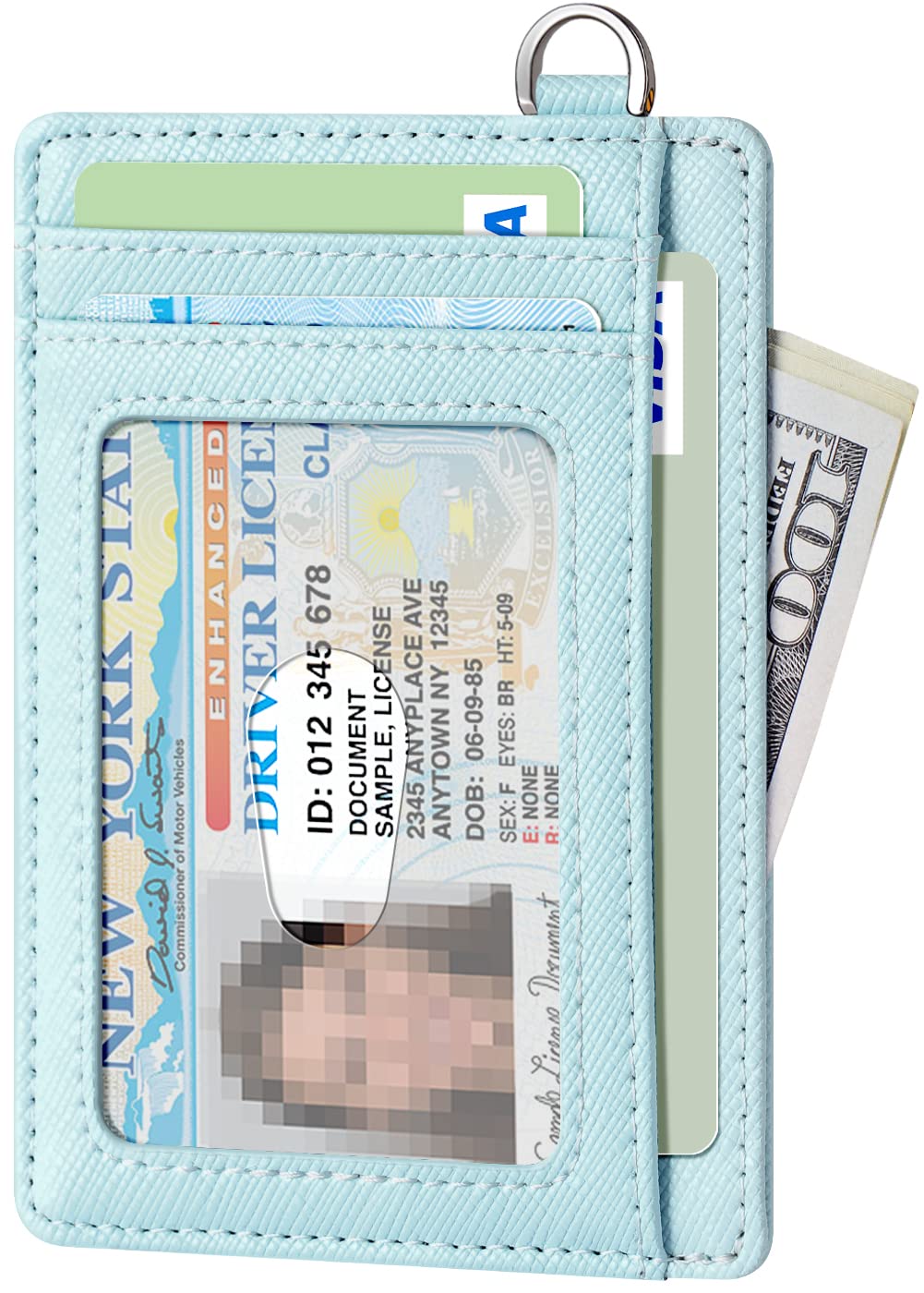 FurArt Slim Minimalist Wallet RFID Credit Card Holder for Men | slim minimalist compact rfid id window thin