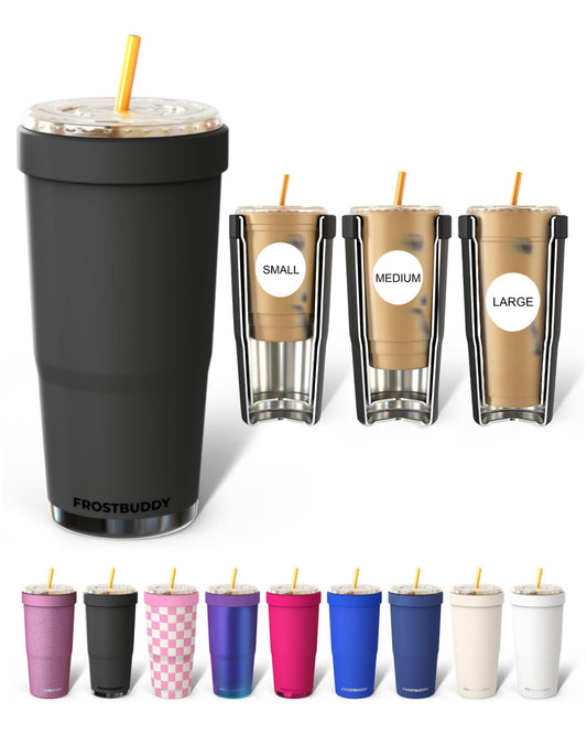 Frost Buddy Togo Buddy 30oz Tumbler (All American Sweetheart) | Double-wall vacuum insulated | Spill-proof flip lid | 18/8 premium stainless steel | Cup-holder friendly