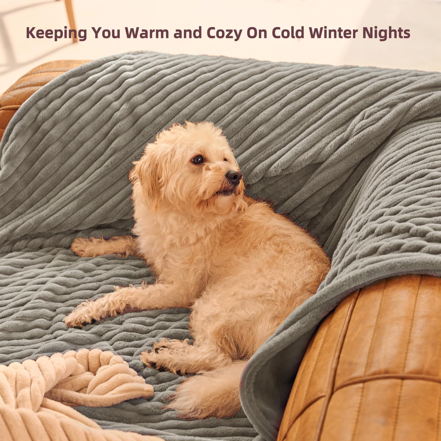 GOTCOZY Heated Blanket Electric Throw 50''X60''- Soft Silky Plush Electric Blanket with 4 Heating Level & 3 Hour Auto Off Heating Blanket, ETL Certified Machine Washable (Green)