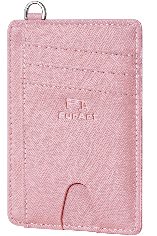 FurArt Slim Minimalist Wallet RFID Credit Card Holder for Men | slim minimalist compact rfid id window thin